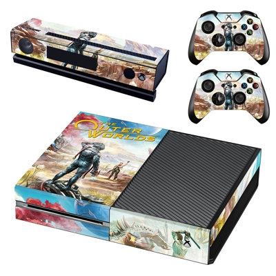 The Outer Worlds decal skin for Xbox one Console and 2 Con.. The Outer Worlds decal skin for Xbox one Console and 2 Con..
