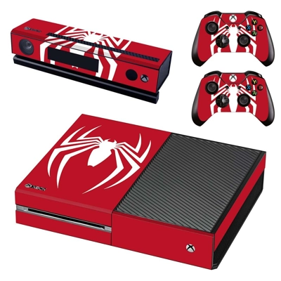 Spider Man decal skin for Xbox one Console and 2 Controllers Spider Man decal skin for Xbox one Console and 2 Controllers
