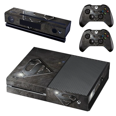 Superman decal skin for Xbox one Console and 2 Controllers Superman decal skin for Xbox one Console and 2 Controllers