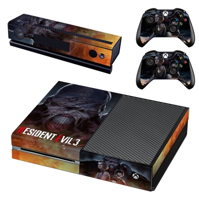 Resident Evil 3 decal skin for Xbox one Console and 2 Cont.. Resident Evil 3 decal skin for Xbox one Console and 2 Cont..