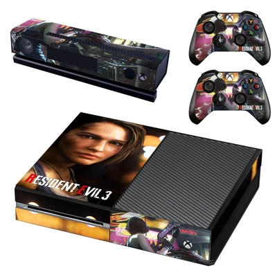 Resident Evil 3 decal skin for Xbox one Console and 2 Controllers