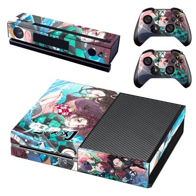 Demon Slayer decal skin for Xbox one Console and 2 Control.. Demon Slayer decal skin for Xbox one Console and 2 Control..