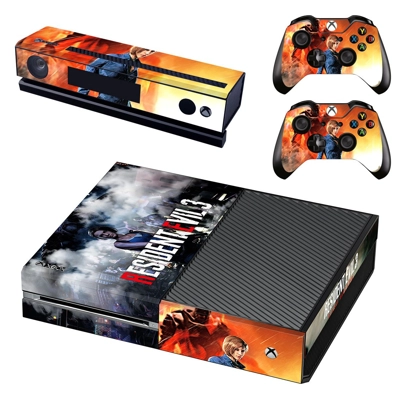 Resident Evil 3 decal skin for Xbox one Console and 2 Controllers