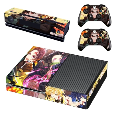 Demon Slayer decal skin for Xbox one Console and 2 Control.. Demon Slayer decal skin for Xbox one Console and 2 Control..