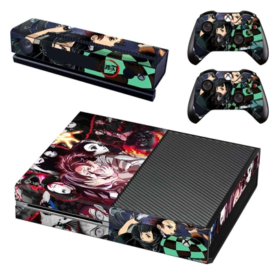 Demon Slayer decal skin for Xbox one Console and 2 Control.. Demon Slayer decal skin for Xbox one Console and 2 Control..