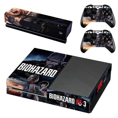 Biohazard RE3 decal skin for Xbox one Console and 2 Contro.. Biohazard RE3 decal skin for Xbox one Console and 2 Contro..
