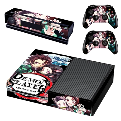 Demon Slayer decal skin for Xbox one Console and 2 Control.. Demon Slayer decal skin for Xbox one Console and 2 Control..