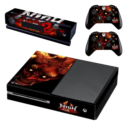 Nioh 2 decal skin for Xbox one Console and 2 Controllers Nioh 2 decal skin for Xbox one Console and 2 Controllers