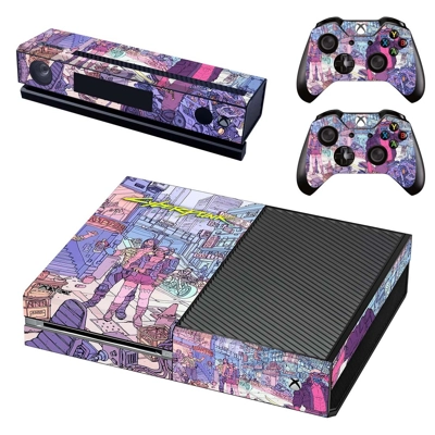 Cyberpunk 2077 decal skin for Xbox one Console and 2 Contr.. Cyberpunk 2077 decal skin for Xbox one Console and 2 Contr..
