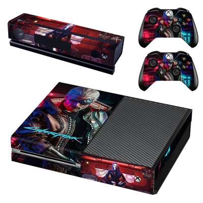 Cyberpunk 2077 decal skin for Xbox one Console and 2 Contr.. Cyberpunk 2077 decal skin for Xbox one Console and 2 Contr..