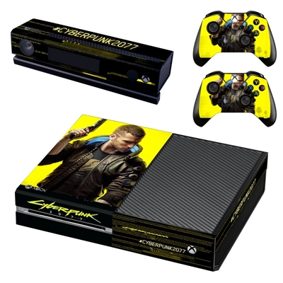 Cyberpunk 2077 decal skin for Xbox one Console and 2 Controllers