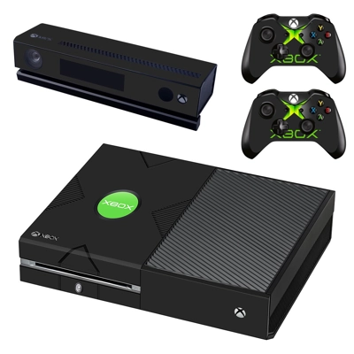 Classic decal skin for Xbox one Console and 2 Controllers Classic decal skin for Xbox one Console and 2 Controllers