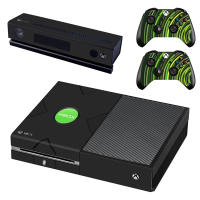 Classic decal skin for Xbox one Console and 2 Controllers