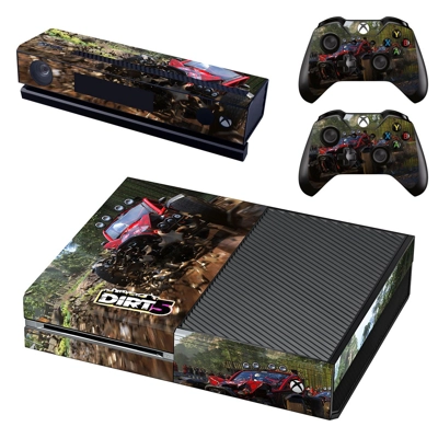 Dirt 5 decal skin for Xbox one Console and 2 Controllers Dirt 5 decal skin for Xbox one Console and 2 Controllers