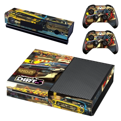 Dirt 5 decal skin for Xbox one Console and 2 Controllers Dirt 5 decal skin for Xbox one Console and 2 Controllers