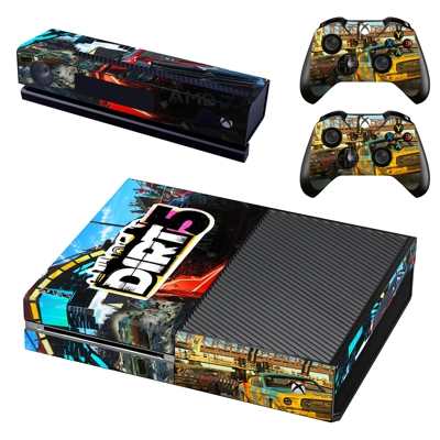 Dirt 5 decal skin for Xbox one Console and 2 Controllers Dirt 5 decal skin for Xbox one Console and 2 Controllers