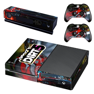 Dirt 5 decal skin for Xbox one Console and 2 Controllers Dirt 5 decal skin for Xbox one Console and 2 Controllers