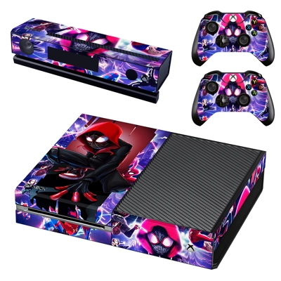 Spiderman decal skin for Xbox one Console and 2 Controllers Spiderman decal skin for Xbox one Console and 2 Controllers