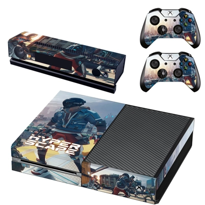 Hyper Scape decal skin for Xbox one Console and 2 Controllers