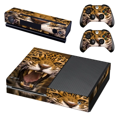 Leopard decal skin for Xbox one Console and 2 Controllers Leopard decal skin for Xbox one Console and 2 Controllers