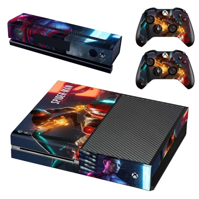 Spiderman decal skin for Xbox one Console and 2 Controllers Spiderman decal skin for Xbox one Console and 2 Controllers