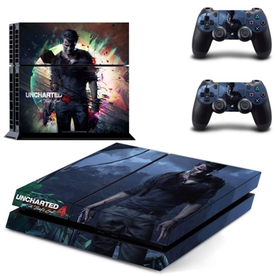 Uncharted  skin sticker for playstation 4 console and two controllers