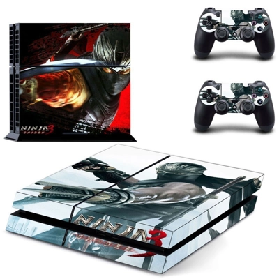 Ninja Gaiden skin sticker for playstation 4 console and two controllers