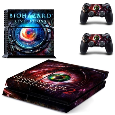 BIOHAZARD Revelations skin sticker for playstation 4 console and two controllers