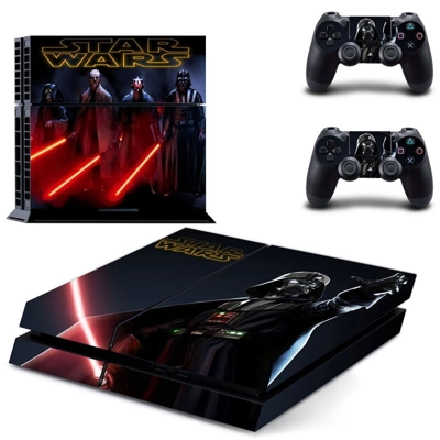 Star Wars skin sticker for playstation 4 console and two c.. Star Wars skin sticker for playstation 4 console and two c..