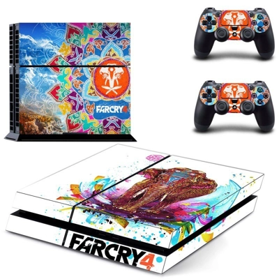 FARCRY 4 skin sticker for playstation 4 console and two co..