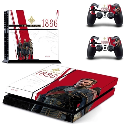 The Order 1886 skin sticker for playstation 4 console and two controllers