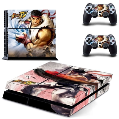 Street Fighter V skin sticker for playstation 4 console an..