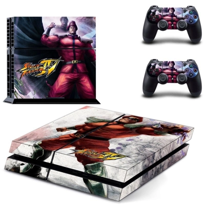 Street Fighter V skin sticker for playstation 4 console an.. Street Fighter V skin sticker for playstation 4 console an..
