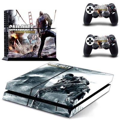 Call of Duty Advanced Warfare skin sticker for playstation 4 console and two controllers