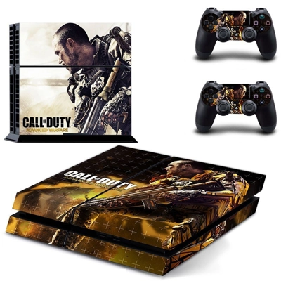 Call of Duty Advanced Warfare skin sticker for playstation 4 console and two controllers
