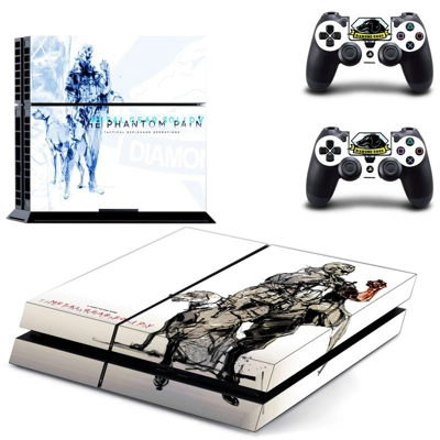 The Phantom Pain skin sticker for playstation 4 console and two controllers