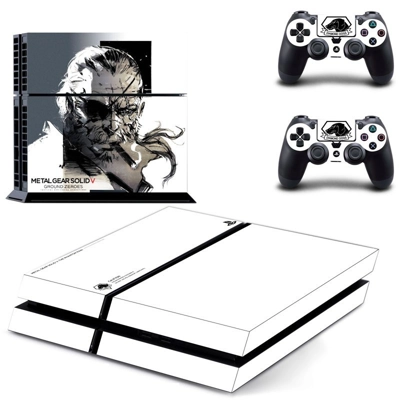 Metal Gear Solid V ground zeroes skin sticker for playstation 4 console and two controllers