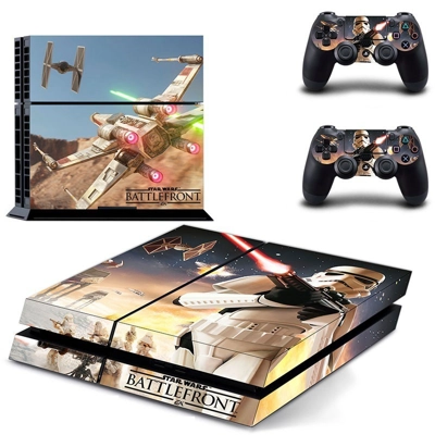 Star War Battlefront  skin sticker for playstation 4 console and two controllers