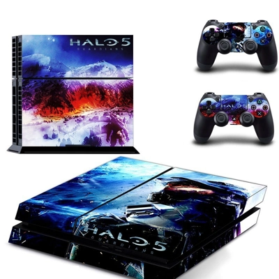 Halo 5 skin sticker for playstation 4 console and two cont.. Halo 5 skin sticker for playstation 4 console and two cont..
