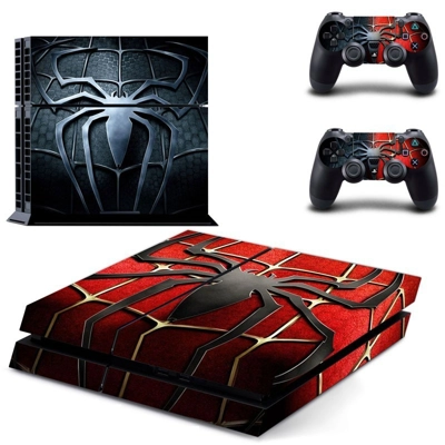 Metal Spider skin sticker for playstation 4 console and tw.. Metal Spider skin sticker for playstation 4 console and tw..