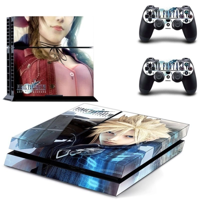 Final Fantasy skin sticker for playstation 4 console and t.. Final Fantasy skin sticker for playstation 4 console and t..