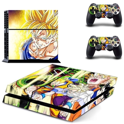 Dragon ball z  skin sticker for playstation 4 console and ..