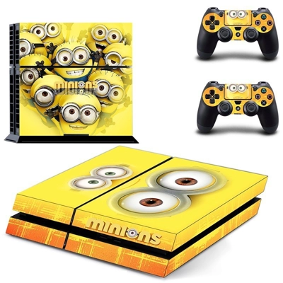 Minions skin sticker for playstation 4 console and two con.. Minions skin sticker for playstation 4 console and two con..