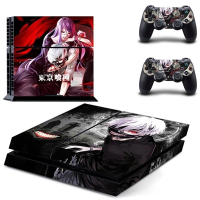 Tokyo Ghoul skin sticker for playstation 4 console and two controllers