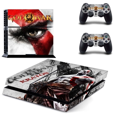 God of War 4 skin sticker for playstation 4 console and tw.. God of War 4 skin sticker for playstation 4 console and tw..