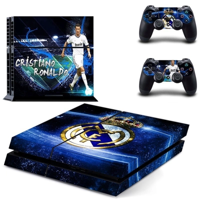 Cristiano Ronaldo  skin sticker for playstation 4 console and two controllers