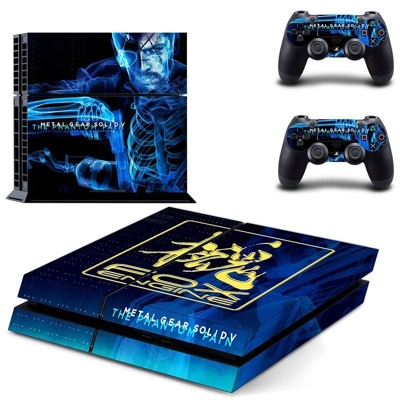 Metal Gear Solid skin sticker for playstation 4 console and two controllers