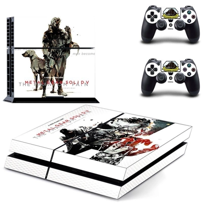 Metal Gear Solid skin sticker for playstation 4 console an.. Metal Gear Solid skin sticker for playstation 4 console an..