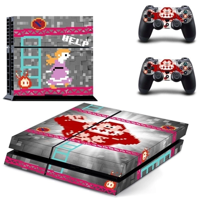 MineCraft skin sticker for playstation 4 console and two c.. MineCraft skin sticker for playstation 4 console and two c..