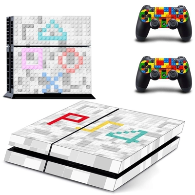 Classic Texture skin sticker for playstation 4 console and two controllers